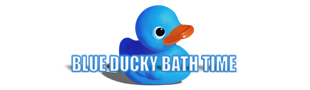 Blue Ducky Bath Time